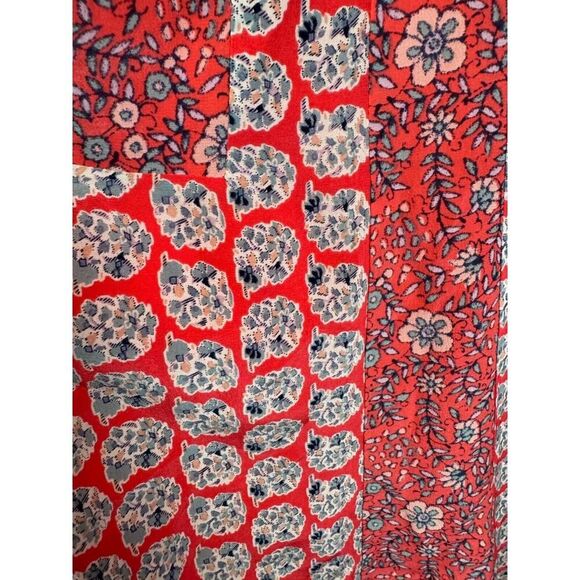 Red Floral Women's Dress - Picture 3 of 8